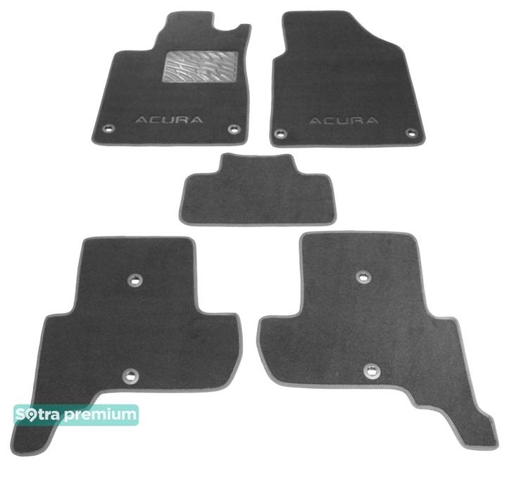 Sotra 07416-CH-GREY Interior mats Sotra two-layer gray for Acura Zdx (2009-2013), set 07416CHGREY: Buy near me in Poland at 2407.PL - Good price!