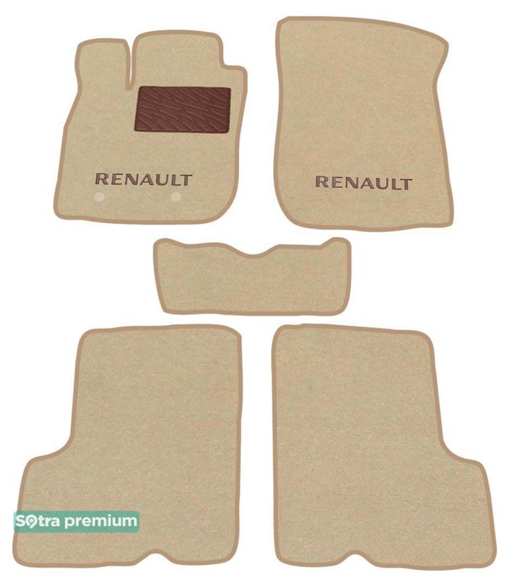 Sotra 07423-CH-BEIGE Interior mats Sotra two-layer beige for Renault Duster (2009-2013), set 07423CHBEIGE: Buy near me in Poland at 2407.PL - Good price!