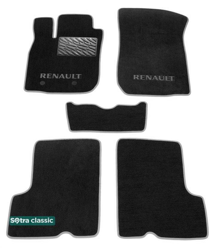 Sotra 07423-GD-BLACK Interior mats Sotra two-layer black for Renault Duster (2009-2013), set 07423GDBLACK: Buy near me in Poland at 2407.PL - Good price!