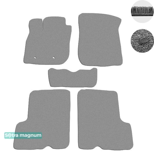 Sotra 07423-MG20-GREY Interior mats Sotra two-layer gray for Renault Duster (2009-2013), set 07423MG20GREY: Buy near me at 2407.PL in Poland at an Affordable price!