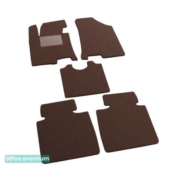 Sotra 07429-CH-CHOCO Interior mats Sotra two-layer brown for Hyundai I40 (2011-), set 07429CHCHOCO: Buy near me at 2407.PL in Poland at an Affordable price!