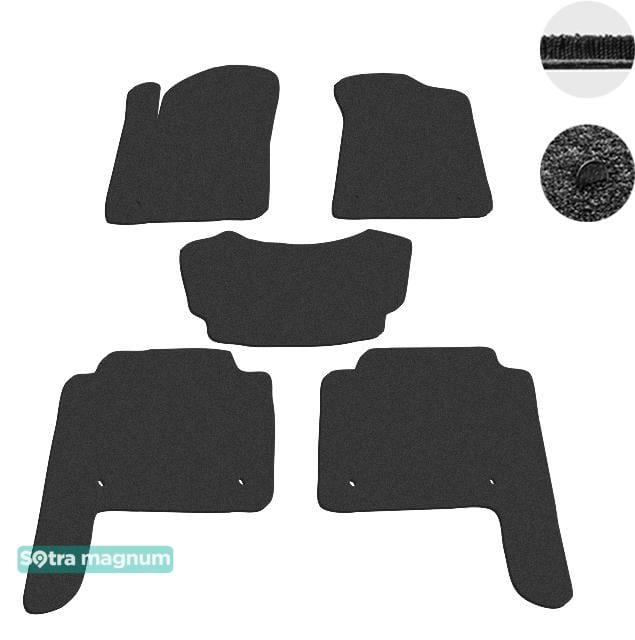 Sotra 07435-MG15-BLACK Interior mats Sotra two-layer black for Infiniti Qx80/qx56 (2010-), set 07435MG15BLACK: Buy near me at 2407.PL in Poland at an Affordable price!