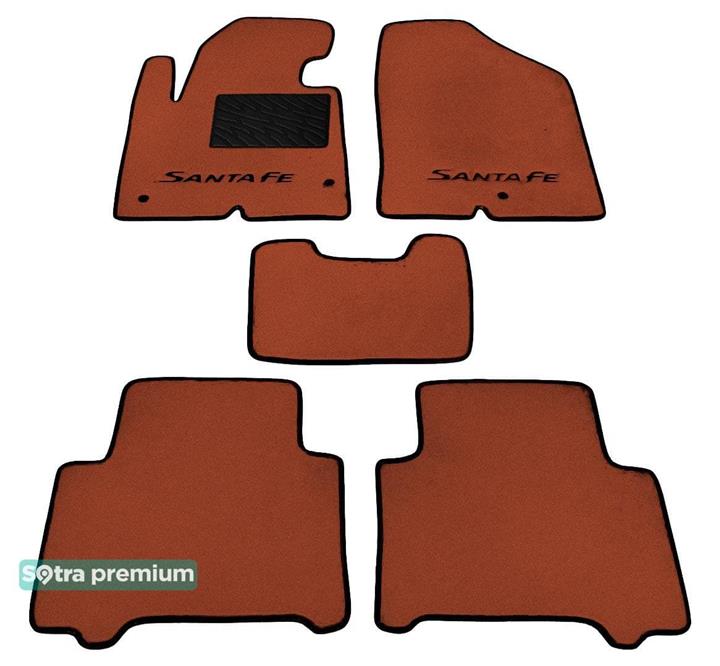 Sotra 07436-CH-TERRA Interior mats Sotra two-layer terracotta for Hyundai Santa fe (2013-), set 07436CHTERRA: Buy near me in Poland at 2407.PL - Good price!