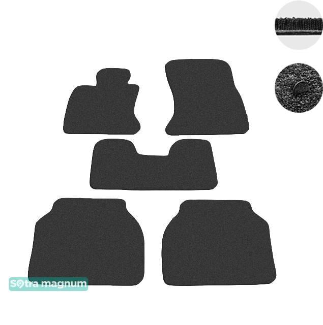 Sotra 07438-MG15-BLACK Interior mats Sotra two-layer black for BMW 5-series gt (2009-), set 07438MG15BLACK: Buy near me in Poland at 2407.PL - Good price!