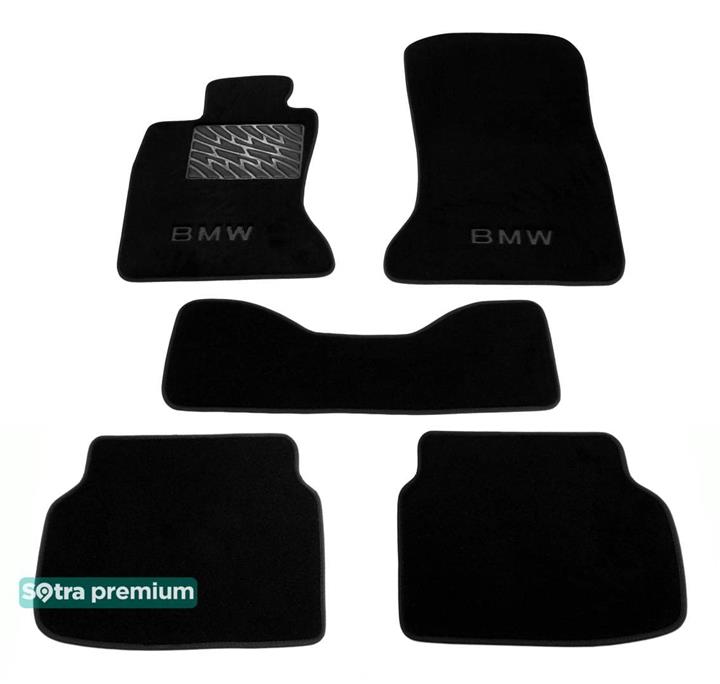 Sotra 07442-CH-BLACK Interior mats Sotra two-layer black for BMW 7-series (2008-2015), set 07442CHBLACK: Buy near me in Poland at 2407.PL - Good price!