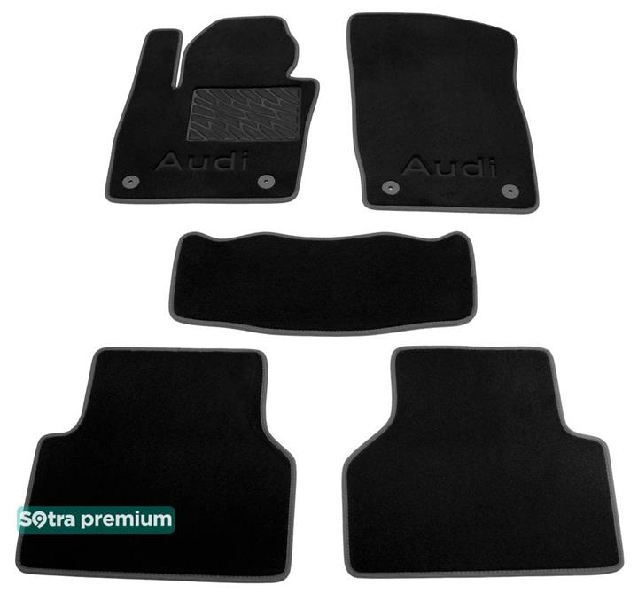 Sotra 07447-CH-BLACK Interior mats Sotra two-layer black for Audi Q3 (2011-), set 07447CHBLACK: Buy near me in Poland at 2407.PL - Good price!