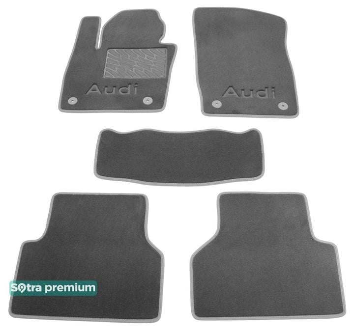 Sotra 07447-CH-GREY Interior mats Sotra two-layer gray for Audi Q3 (2011-), set 07447CHGREY: Buy near me in Poland at 2407.PL - Good price!