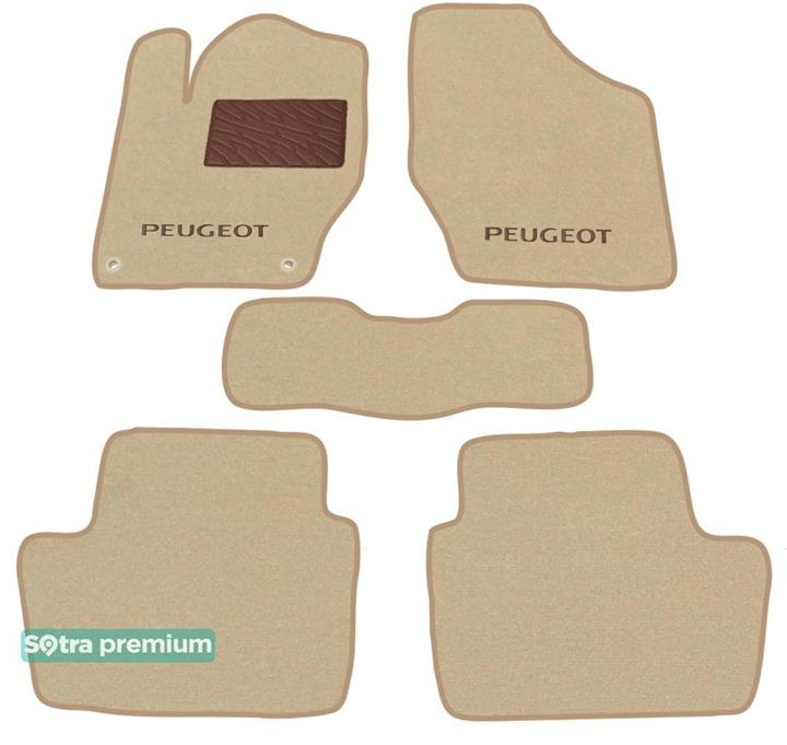 Sotra 07453-CH-BEIGE Interior mats Sotra two-layer beige for Peugeot 408 (2010-), set 07453CHBEIGE: Buy near me in Poland at 2407.PL - Good price!