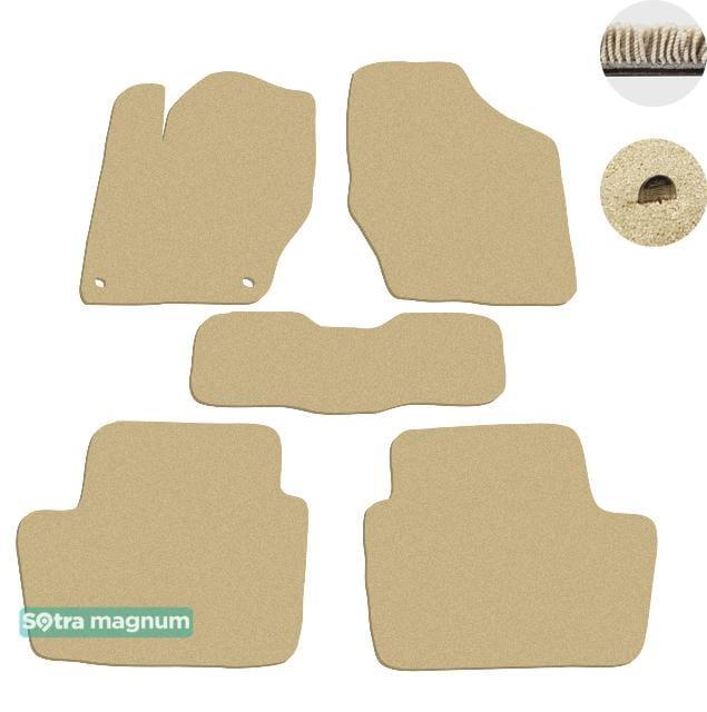 Sotra 07453-MG20-BEIGE Interior mats Sotra two-layer beige for Peugeot 408 (2010-), set 07453MG20BEIGE: Buy near me in Poland at 2407.PL - Good price!