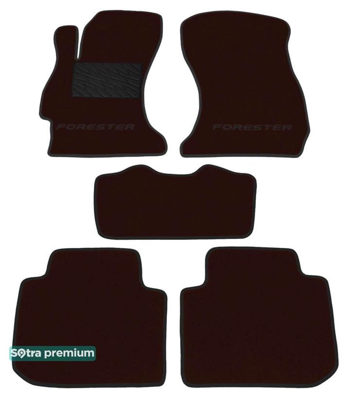 Sotra 07462-CH-CHOCO Коврики салона Sotra двухслойные коричневые для Subaru Forester (2013-), комплект 07462CHCHOCO: Отличная цена - Купить в Польше на 2407.PL!