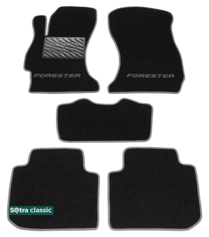 Sotra 07462-GD-BLACK Dywaniki do salony pasażerskiego Sotra dwuwarstwowy czarny dla Subaru Forester (2013-), zestaw 07462GDBLACK: Dobra cena w Polsce na 2407.PL - Kup Teraz!