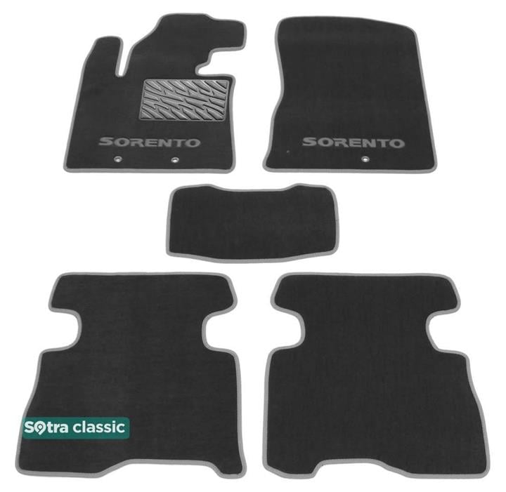 Sotra 07468-GD-GREY Interior mats Sotra two-layer gray for KIA Sorento (2013-2015), set 07468GDGREY: Buy near me at 2407.PL in Poland at an Affordable price!