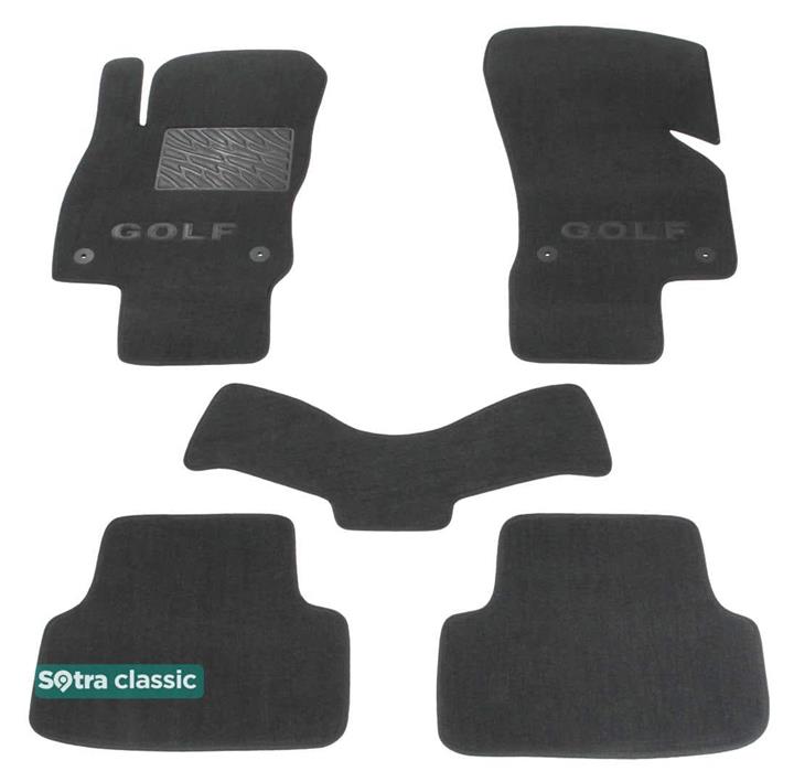 Sotra 07474-GD-GREY Interior mats Sotra two-layer gray for Volkswagen Golf vii (2013-), set 07474GDGREY: Buy near me in Poland at 2407.PL - Good price!
