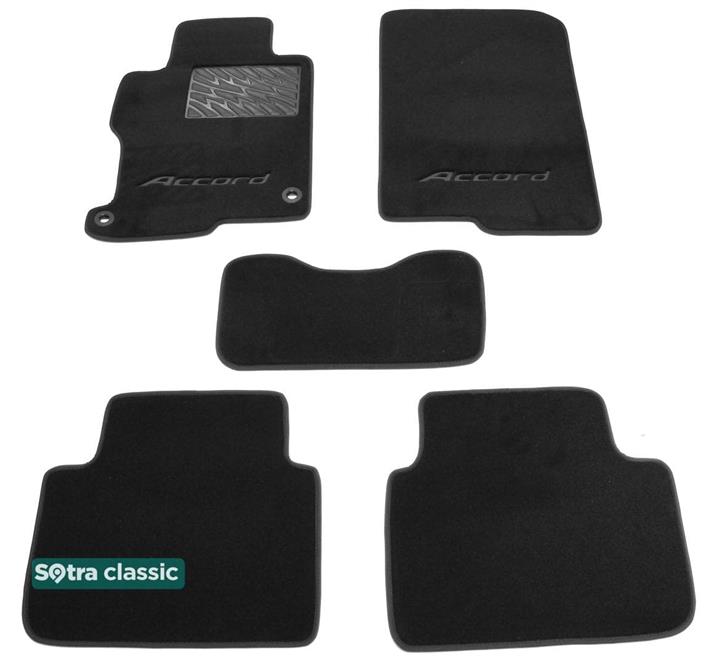 Sotra 07489-GD-GREY Interior mats Sotra two-layer gray for Honda Accord us (2012-), set 07489GDGREY: Buy near me in Poland at 2407.PL - Good price!