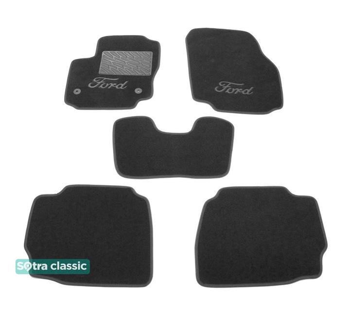 Sotra 07490-GD-GREY Interior mats Sotra two-layer gray for Ford Mondeo (2011-2014), set 07490GDGREY: Buy near me in Poland at 2407.PL - Good price!