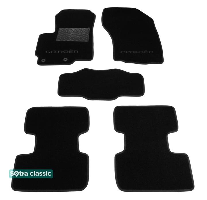 Sotra 07496-GD-BLACK Interior mats Sotra two-layer black for Citroen C4 aircross (2012-), set 07496GDBLACK: Buy near me in Poland at 2407.PL - Good price!