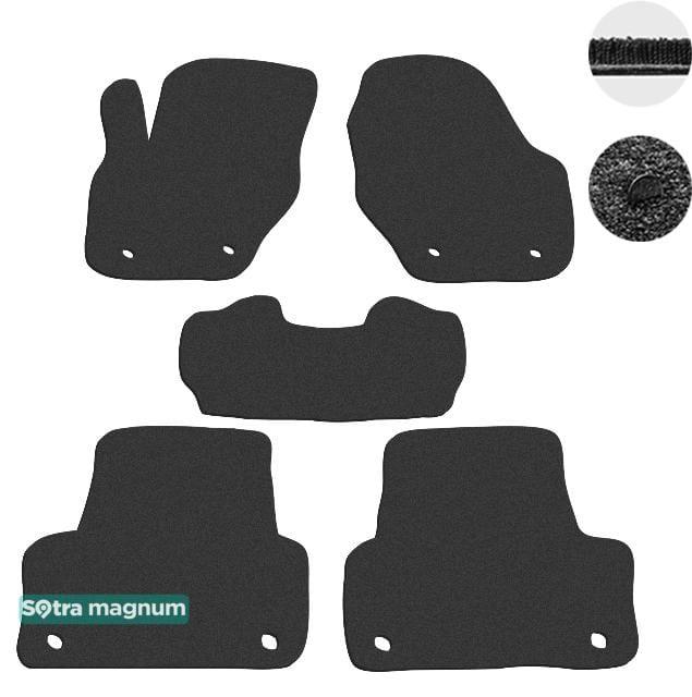 Sotra 07498-MG15-BLACK Interior mats Sotra two-layer black for Volvo Xc60 (2008-2013), set 07498MG15BLACK: Buy near me in Poland at 2407.PL - Good price!