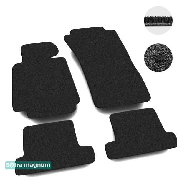Sotra 07500-MG15-BLACK Interior mats Sotra two-layer black for BMW 8-series (1989-1999), set 07500MG15BLACK: Buy near me in Poland at 2407.PL - Good price!