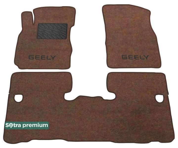 Sotra 07501-CH-CHOCO Interior mats Sotra two-layer brown for Geely Gx7 (2011-), set 07501CHCHOCO: Buy near me in Poland at 2407.PL - Good price!