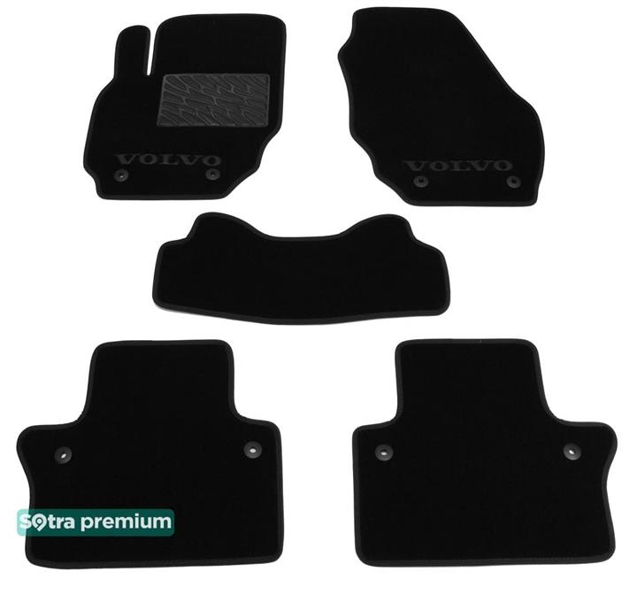 Sotra 07505-CH-BLACK Interior mats Sotra two-layer black for Volvo S80 (2006-2016), set 07505CHBLACK: Buy near me in Poland at 2407.PL - Good price!