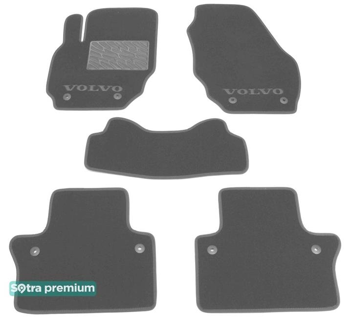 Sotra 07505-CH-GREY Interior mats Sotra two-layer gray for Volvo S80 (2006-2016), set 07505CHGREY: Buy near me in Poland at 2407.PL - Good price!