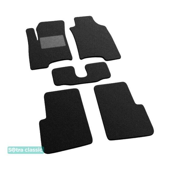 Sotra 07509-GD-BLACK Interior mats Sotra two-layer black for Fiat Panda (2011-), set 07509GDBLACK: Buy near me at 2407.PL in Poland at an Affordable price!