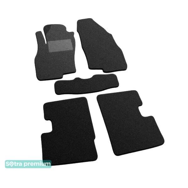Sotra 07511-CH-BLACK Interior mats Sotra two-layer black for Fiat Punto (2012-), set 07511CHBLACK: Buy near me in Poland at 2407.PL - Good price!