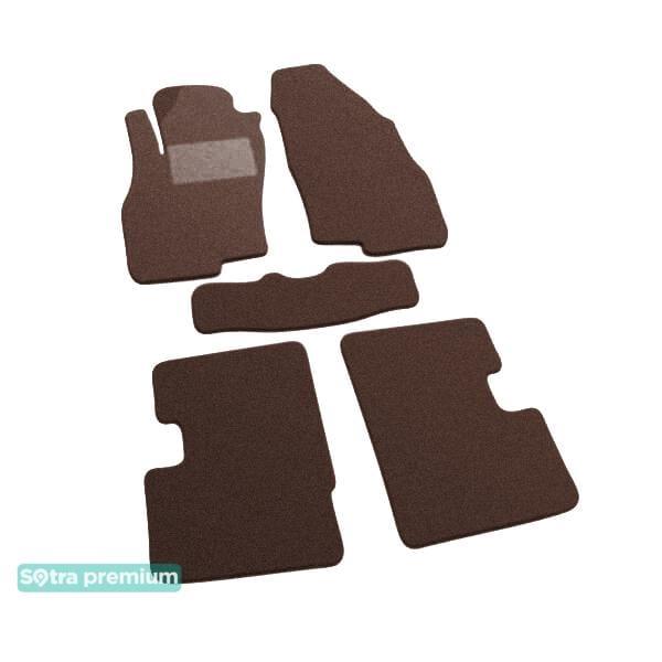 Sotra 07511-CH-CHOCO Interior mats Sotra two-layer brown for Fiat Punto (2012-), set 07511CHCHOCO: Buy near me in Poland at 2407.PL - Good price!