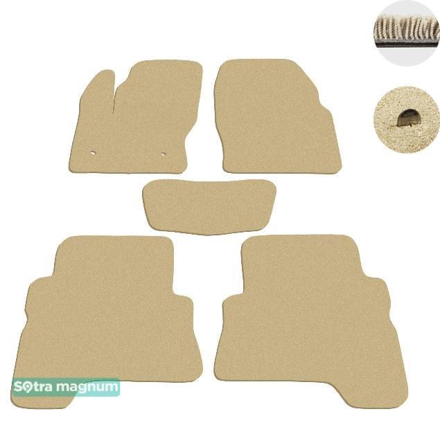 Sotra 07514-MG20-BEIGE Interior mats Sotra two-layer beige for Ford Kuga (2013-2016), set 07514MG20BEIGE: Buy near me in Poland at 2407.PL - Good price!