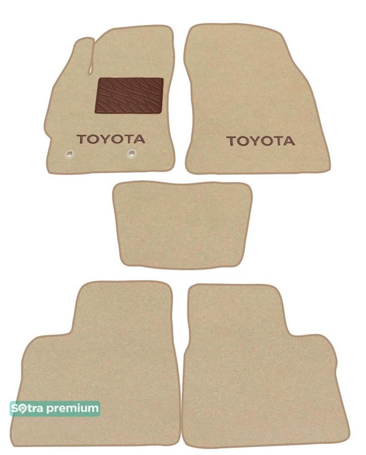 Sotra 07524-CH-BEIGE Interior mats Sotra two-layer beige for Toyota Corolla (2014-), set 07524CHBEIGE: Buy near me in Poland at 2407.PL - Good price!