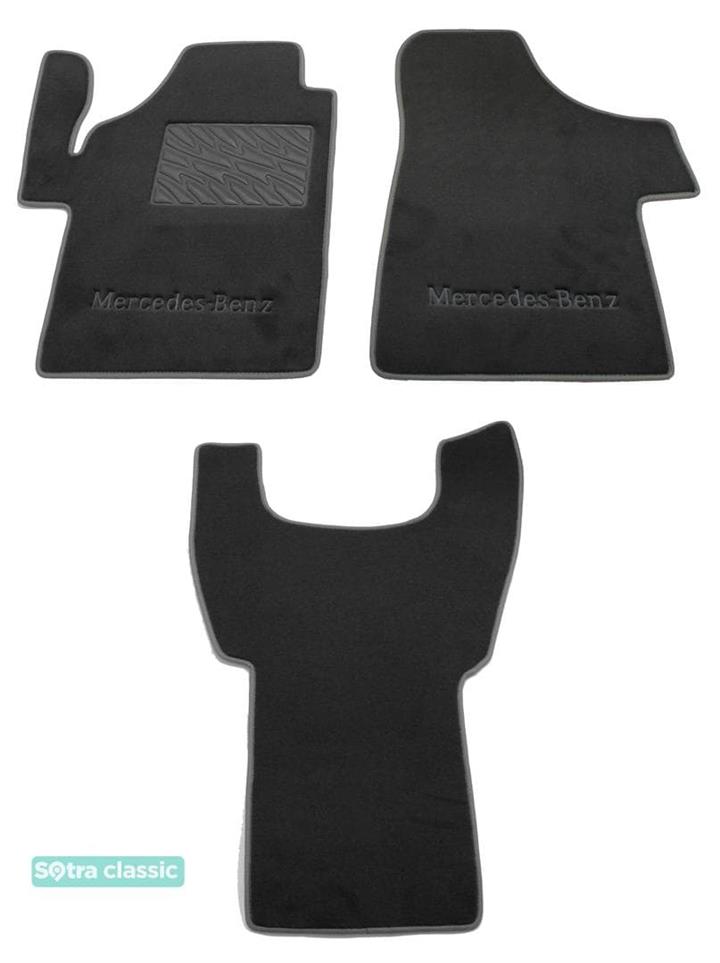 Sotra 07539-GD-GREY Interior mats Sotra two-layer gray for Mercedes Vito / viano (2003-2014), set 07539GDGREY: Buy near me in Poland at 2407.PL - Good price!