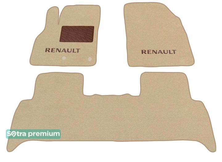 Sotra 07545-CH-BEIGE Interior mats Sotra two-layer beige for Renault Scenic (2009-2016), set 07545CHBEIGE: Buy near me in Poland at 2407.PL - Good price!
