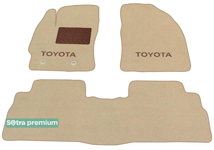 Sotra 07566-CH-BEIGE Interior mats Sotra two-layer beige for Toyota Verso (2009-), set 07566CHBEIGE: Buy near me at 2407.PL in Poland at an Affordable price!