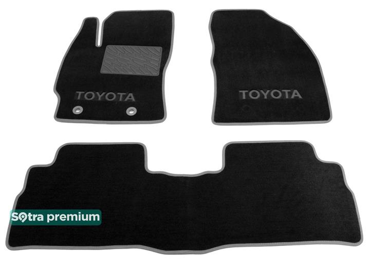 Sotra 07566-CH-BLACK Interior mats Sotra two-layer black for Toyota Verso (2009-), set 07566CHBLACK: Buy near me in Poland at 2407.PL - Good price!
