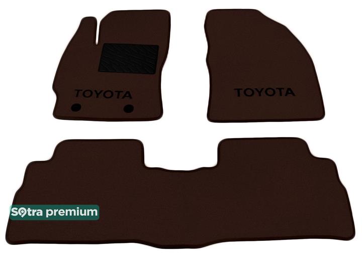 Sotra 07566-CH-CHOCO Interior mats Sotra two-layer brown for Toyota Verso (2009-), set 07566CHCHOCO: Buy near me at 2407.PL in Poland at an Affordable price!