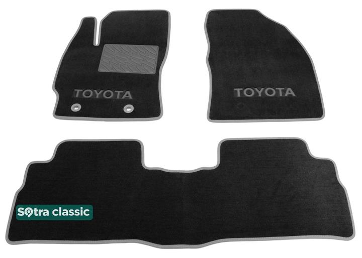 Sotra 07566-GD-BLACK Interior mats Sotra two-layer black for Toyota Verso (2009-), set 07566GDBLACK: Buy near me in Poland at 2407.PL - Good price!