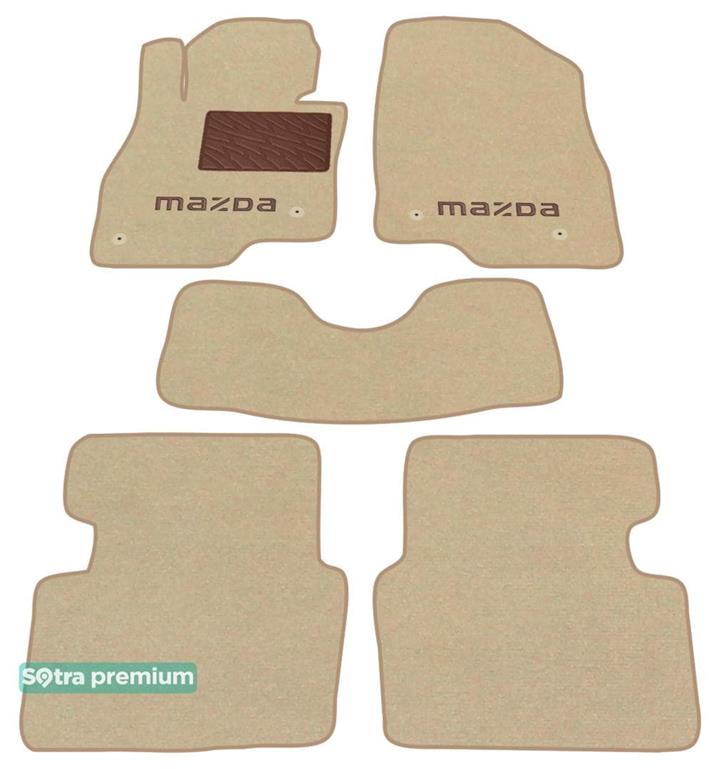Sotra 07569-CH-BEIGE Interior mats Sotra two-layer beige for Mazda 3 (2014-), set 07569CHBEIGE: Buy near me in Poland at 2407.PL - Good price!