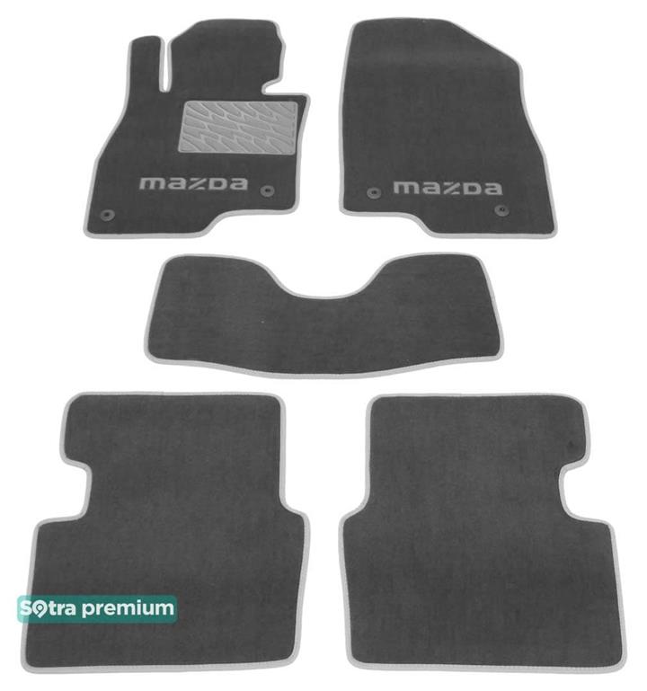 Sotra 07569-CH-GREY Interior mats Sotra two-layer gray for Mazda 3 (2014-), set 07569CHGREY: Buy near me in Poland at 2407.PL - Good price!