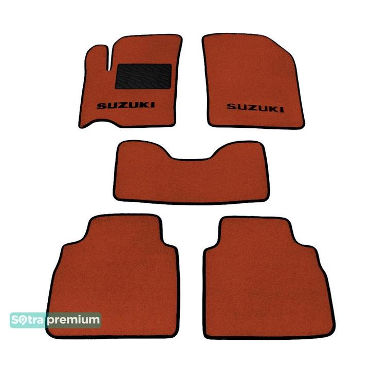 Sotra 07573-CH-TERRA Interior mats Sotra two-layer terracotta for Suzuki Sx4 (2014-), set 07573CHTERRA: Buy near me at 2407.PL in Poland at an Affordable price!