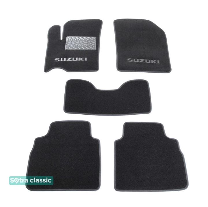 Sotra 07573-GD-GREY Interior mats Sotra two-layer gray for Suzuki Sx4 (2014-), set 07573GDGREY: Buy near me in Poland at 2407.PL - Good price!