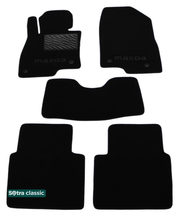 Sotra 07576-GD-BLACK Interior mats Sotra two-layer black for Mazda 6 (2013-), set 07576GDBLACK: Buy near me at 2407.PL in Poland at an Affordable price!