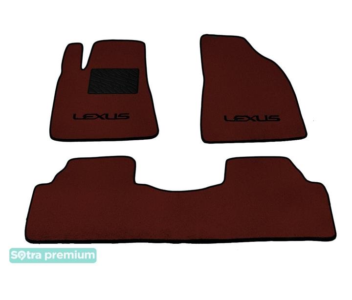 Sotra 07579-CH-CHOCO Interior mats Sotra two-layer brown for Lexus Rx (2012-2015), set 07579CHCHOCO: Buy near me in Poland at 2407.PL - Good price!