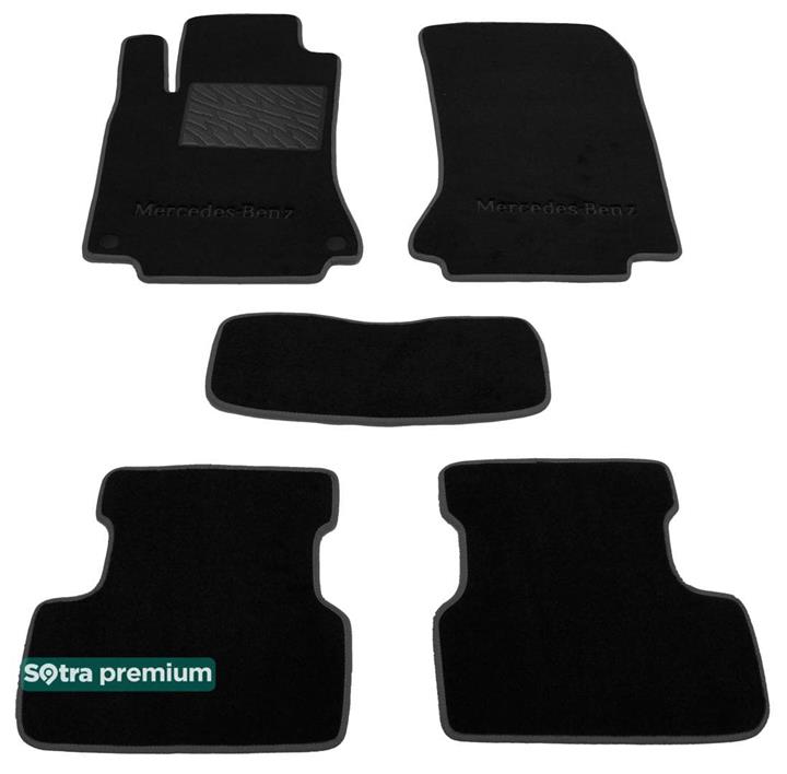 Sotra 07591-CH-BLACK Interior mats Sotra two-layer black for Mercedes A/b-classs (2012-), set 07591CHBLACK: Buy near me in Poland at 2407.PL - Good price!