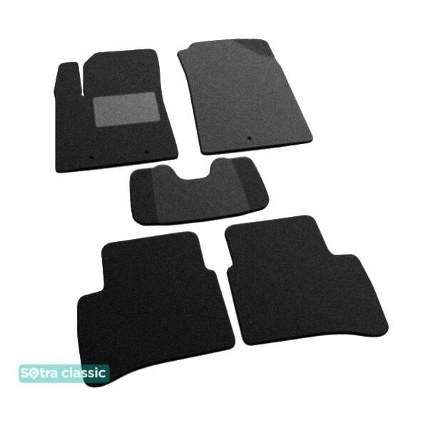 Sotra 07603-GD-BLACK Interior mats Sotra two-layer black for Hyundai I10 (2013-), set 07603GDBLACK: Buy near me in Poland at 2407.PL - Good price!