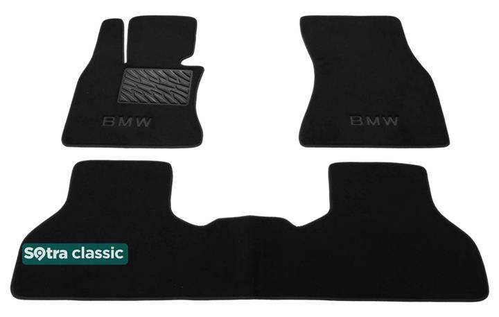 Sotra 07605-GD-BLACK Interior mats Sotra two-layer black for BMW X5 (2014-), set 07605GDBLACK: Buy near me in Poland at 2407.PL - Good price!