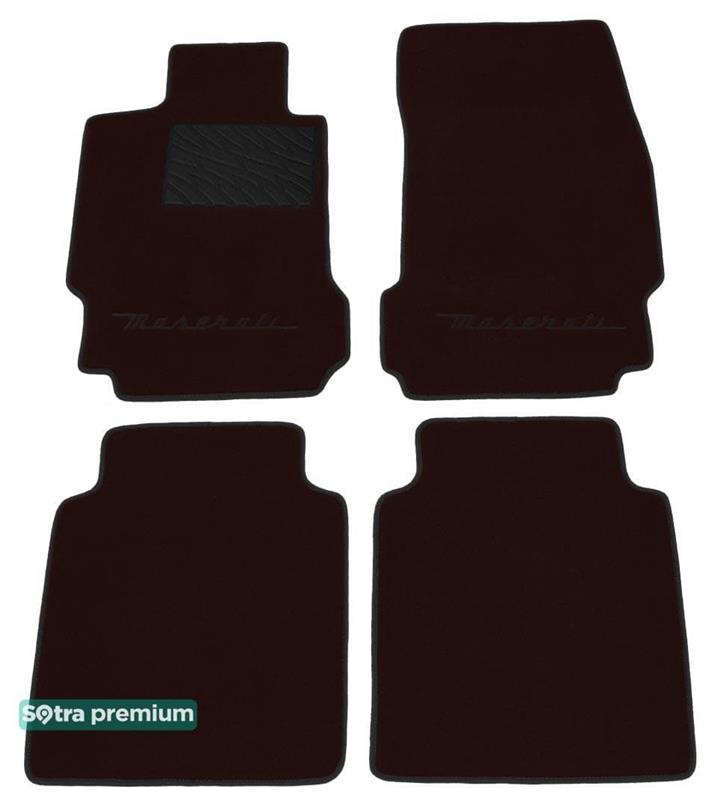 Sotra 07611-CH-CHOCO Interior mats Sotra two-layer brown for Maserati Quattropotre (2004-2012), set 07611CHCHOCO: Buy near me in Poland at 2407.PL - Good price!