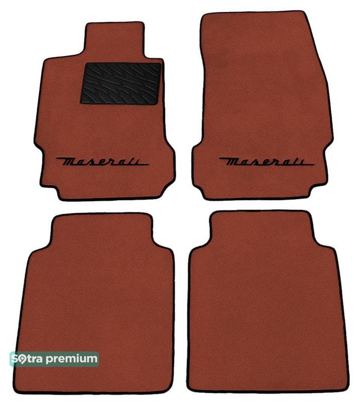 Sotra 07611-CH-TERRA Interior mats Sotra two-layer terracotta for Maserati Quattropotre (2004-2012), set 07611CHTERRA: Buy near me in Poland at 2407.PL - Good price!