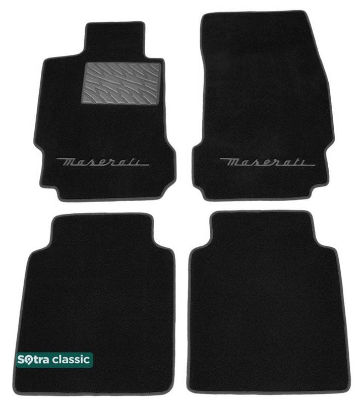 Sotra 07611-GD-BLACK Interior mats Sotra two-layer black for Maserati Quattropotre (2004-2012), set 07611GDBLACK: Buy near me in Poland at 2407.PL - Good price!