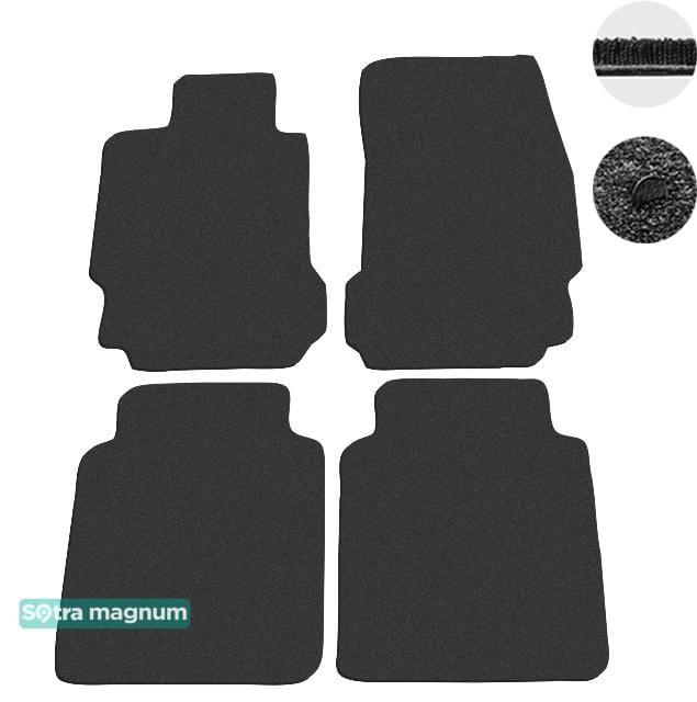 Sotra 07611-MG15-BLACK Interior mats Sotra two-layer black for Maserati Quattropotre (2004-2012), set 07611MG15BLACK: Buy near me at 2407.PL in Poland at an Affordable price!