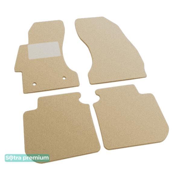 Sotra 07616-CH-BEIGE Interior mats Sotra two-layer beige for Subaru Impreza (2012-2016), set 07616CHBEIGE: Buy near me in Poland at 2407.PL - Good price!